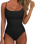 One Piece Tummy Control Swimsuit Crisscross Backless (Style XPQF)