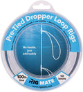 Pre-Tied Dropper Loop Rigs 100 lb Test Spool - 50 Loops, Salt