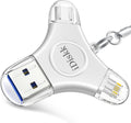 iDiskk 128GB 3-in-1 iPhone Photo Stick - Fast Backup & Play