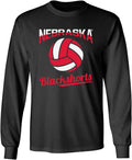 Nebraska Volleyball Long Sleeve T-Shirts - Choose Your Design