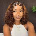 Ombre Deep Wave Headband Wig Human Hair for Black Women