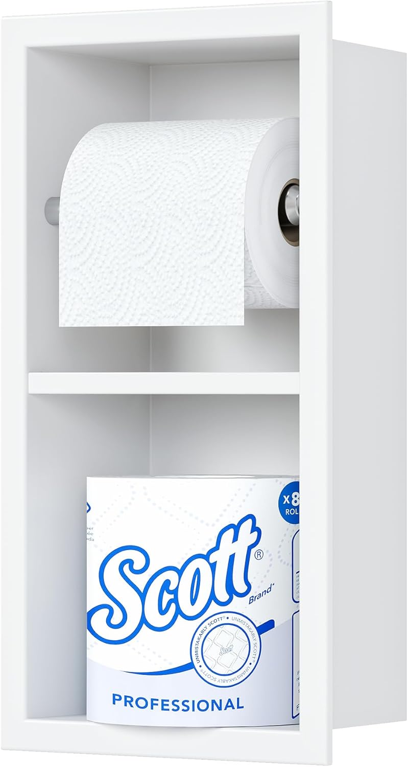 Neodrain Contemporary Wall Toilet Paper Holder for Modern Bathrooms