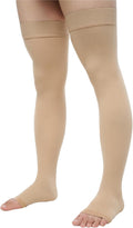 20-30 Compression Socks for Women Men Thigh High - Travel & Pregnancy
