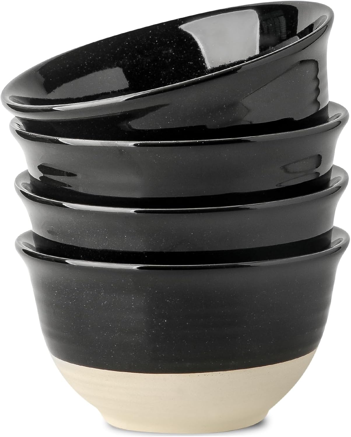 Large 40 oz Ceramic Soup Bowls Set of 4 for Kitchen Use