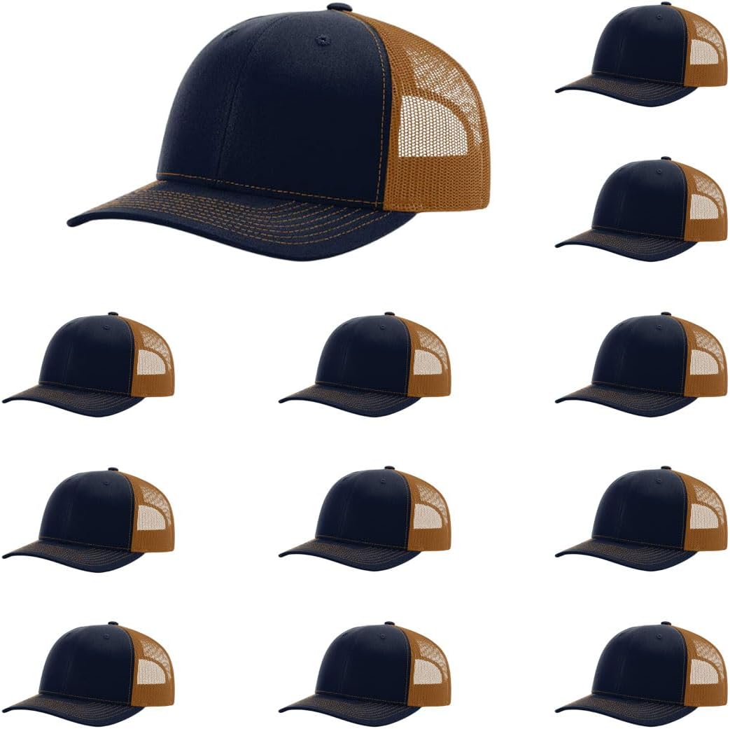 Richardson 112 Classic Six-Panel Adjustable Snapback Trucker Cap