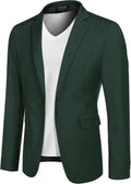 Mens Twill Sport Coat Casual Blazer One Button - Regular Fit