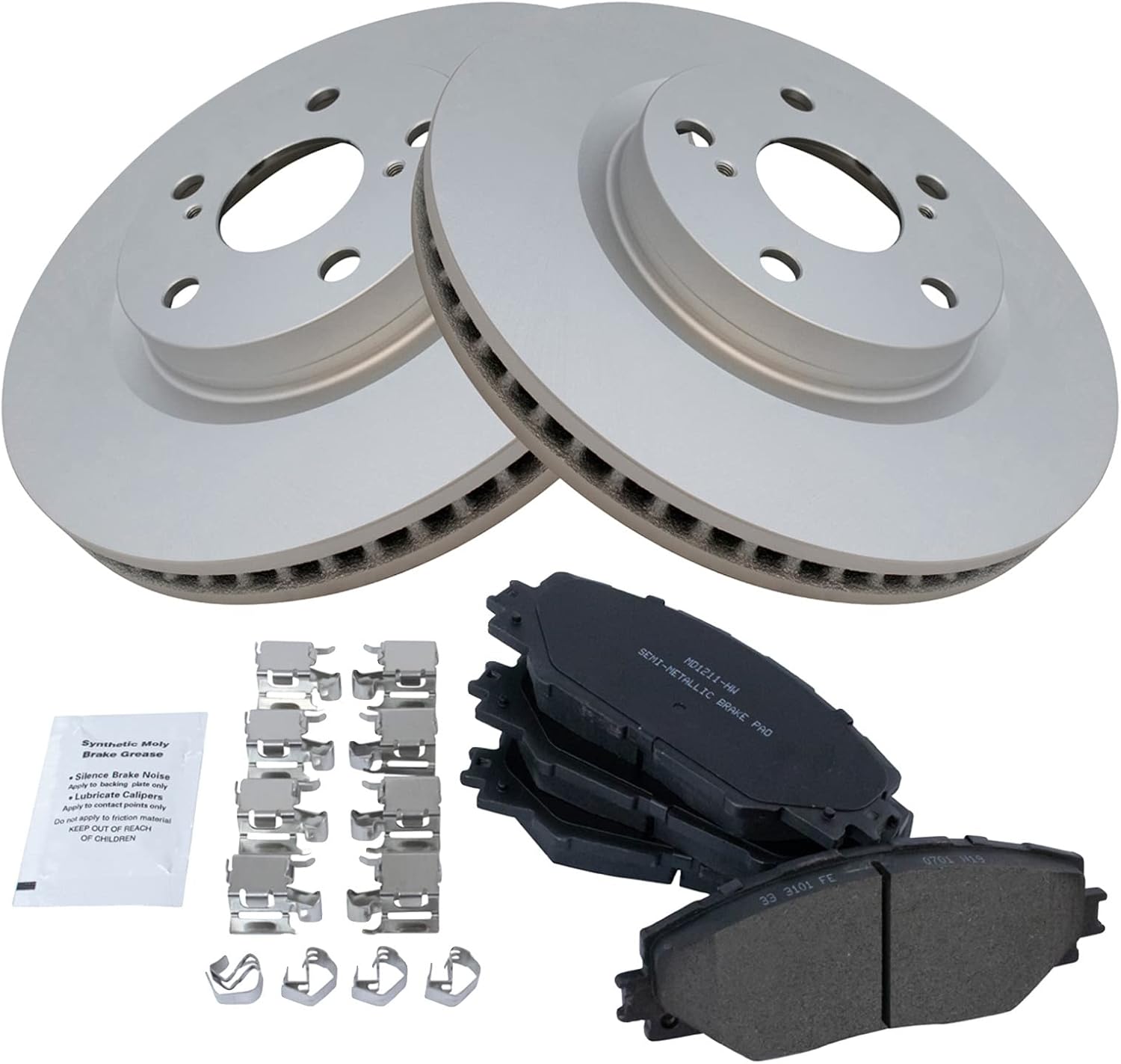 TRQ Front Semi-Metallic Brake Pad Set & Rotor Pair Review