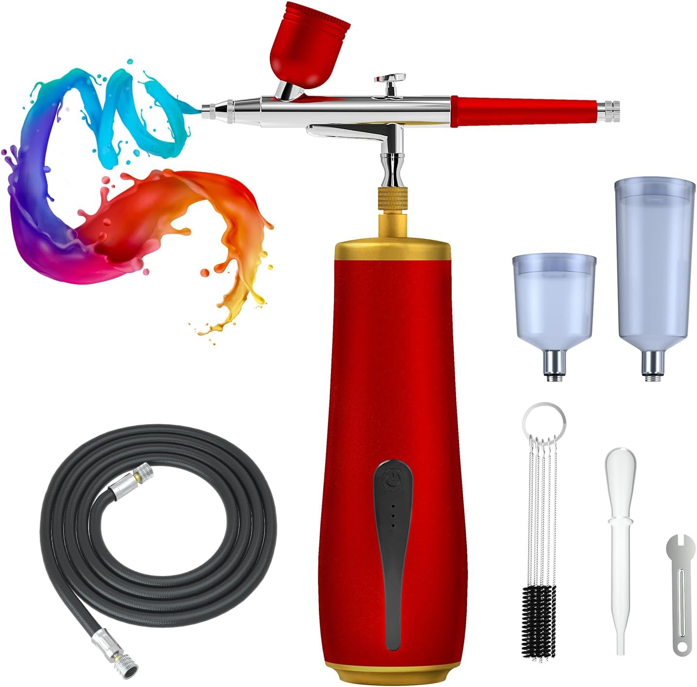 Portable Cordless Airbrush: High Pressure, Long Battery Life