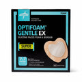 Medline Optifoam Gentle EX Bordered Foam Adhesing Dressing 7in x 7in