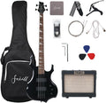 Full Size 4-String Electric Bass Guitar Kit - Beginner Starter