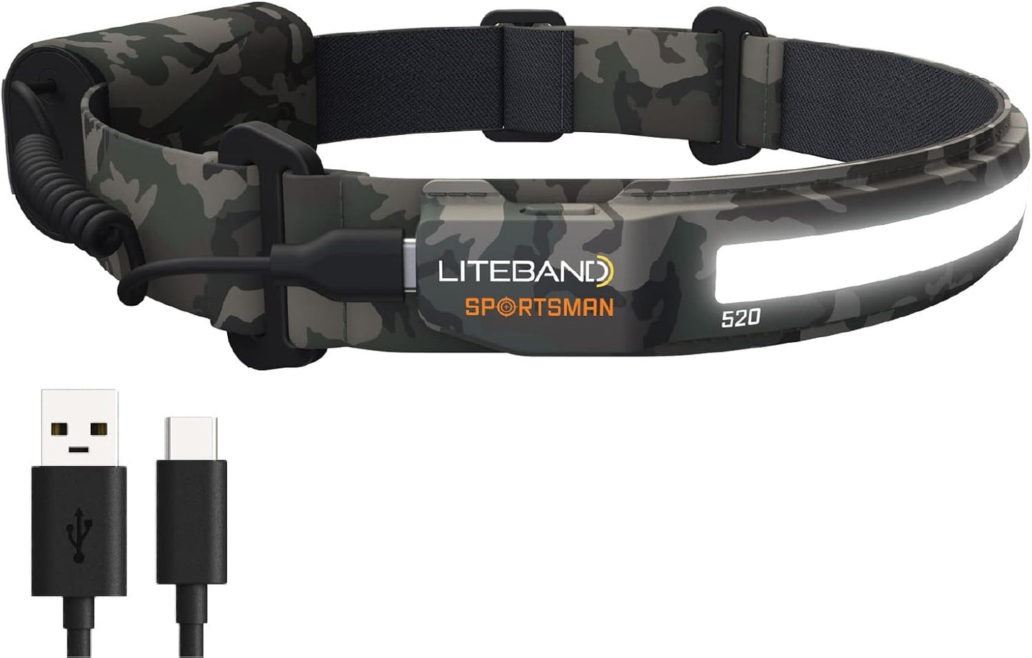 Liteband ACTIV 520 Lumen Bright Headlamp for Camping and Running