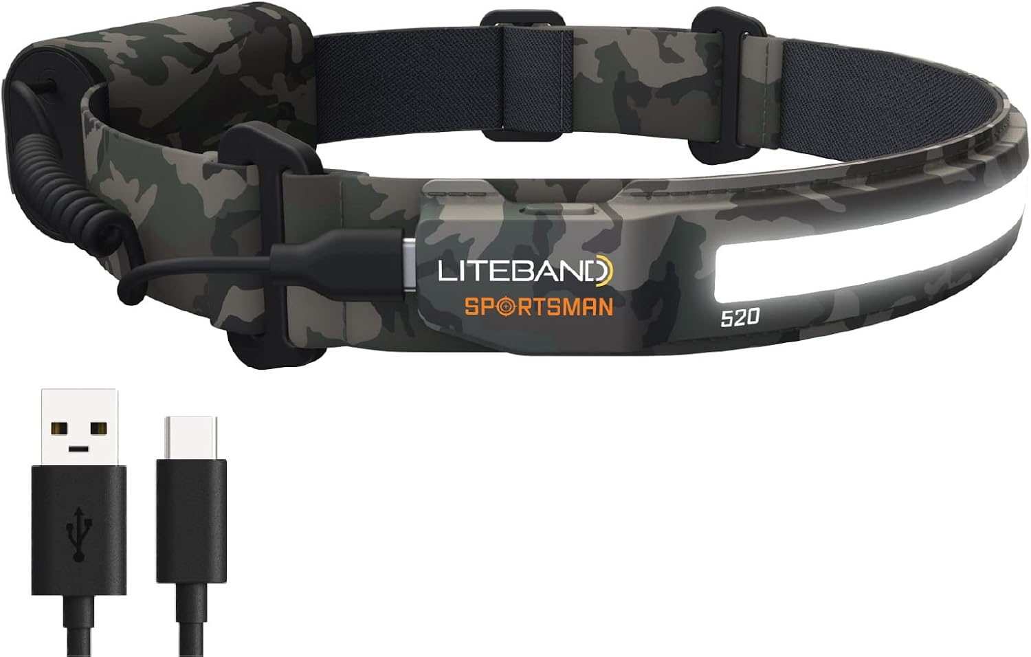 Liteband ACTIV 520 Lumen Bright Headlamp for Camping and Running
