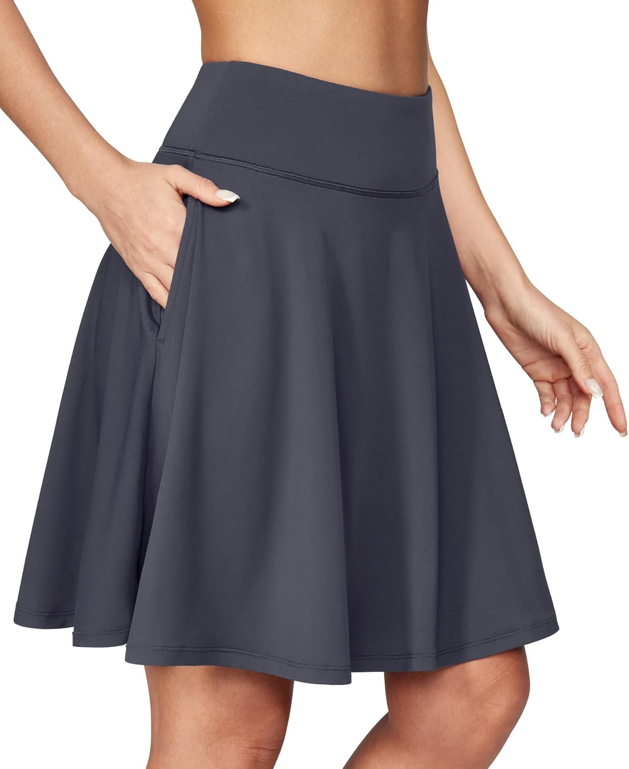 IUGA 20 in Knee Length Skorts for Women with Pockets