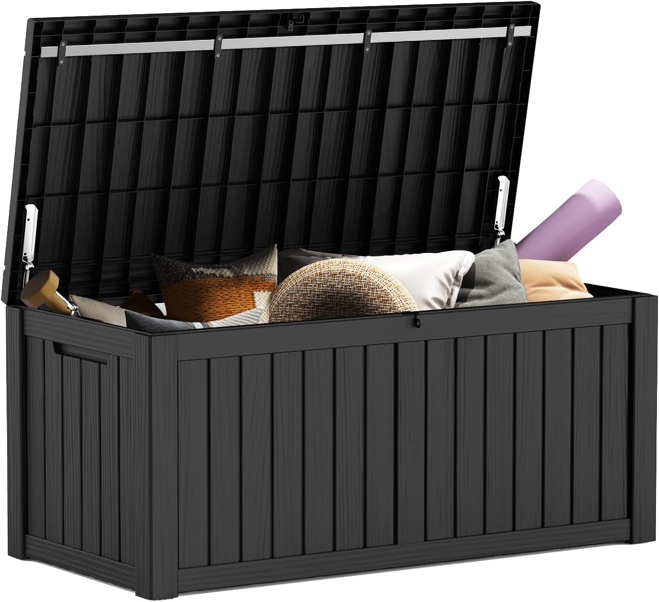 119 Gallon Outdoor Storage Box for Pool Supplies and Cushions