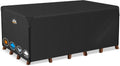 Zettum Patio Furniture Cover Rectangle - Heavy Duty Waterproof