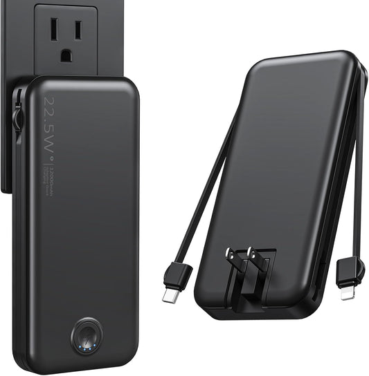 Ultra-Fast 22.5W USB C Power Bank 12000mAh - Nusyddy