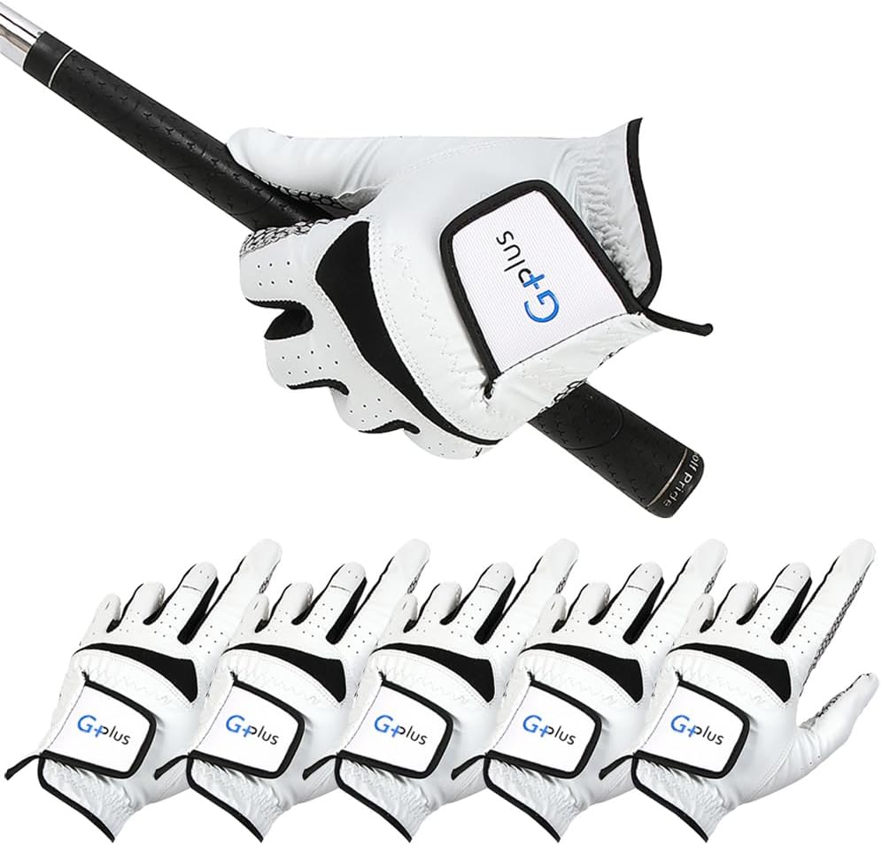 Grip Like a Pro: J&S Sporting G-Plus Golf Gloves 5-Pack