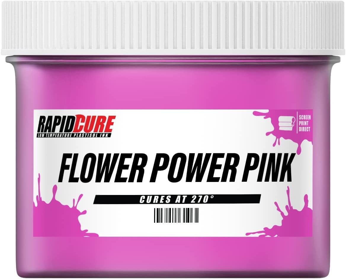 Rapid Cure Screen Printing Ink Pink - Easy to Use and Versatile