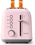 BUYDEEM DT620 2-Slice Toaster - Retro Compact Toaster with Wide Slots
