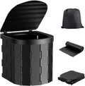 Portable Toilet for Camping - Foldable Waterproof Porta Potty