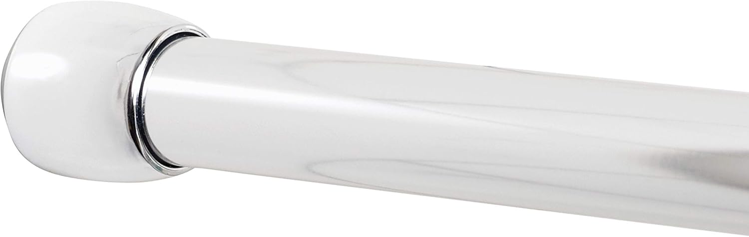 Rustproof Tension Shower Rod, Stall-Sized, Chrome