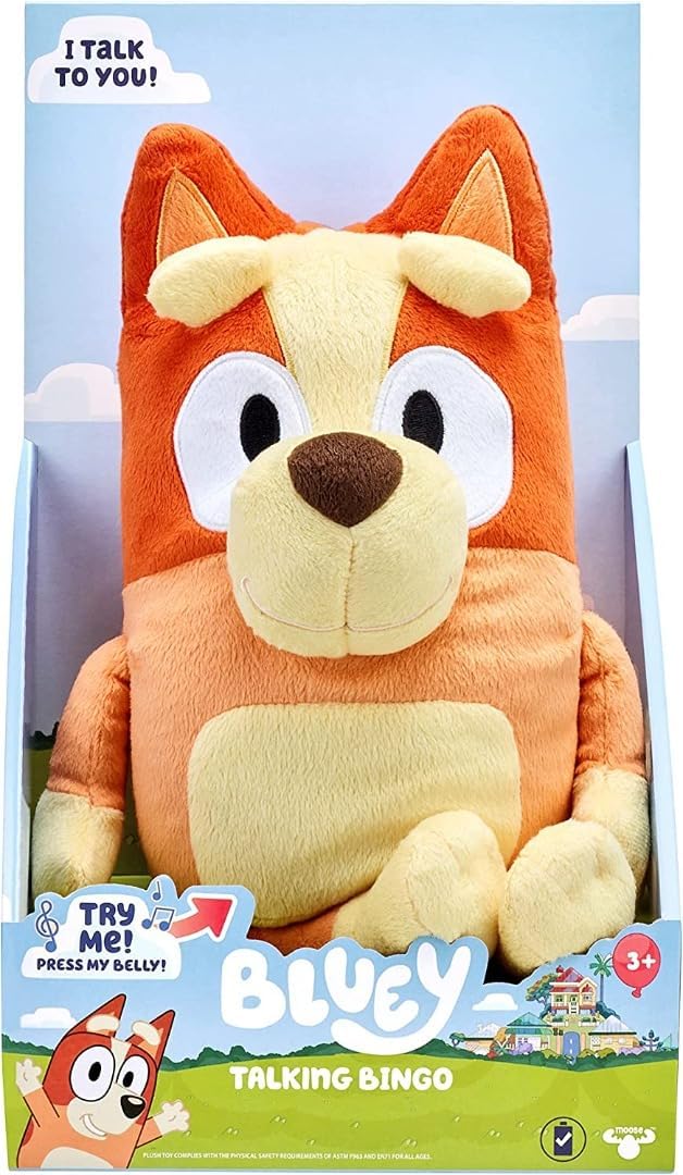 Moose Toys Bluey 13 Interactive Plush