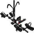 WEIZE 2 E Bike Rack Hitch Mounted - Wobble Free Tilting 2-Bike Rack
