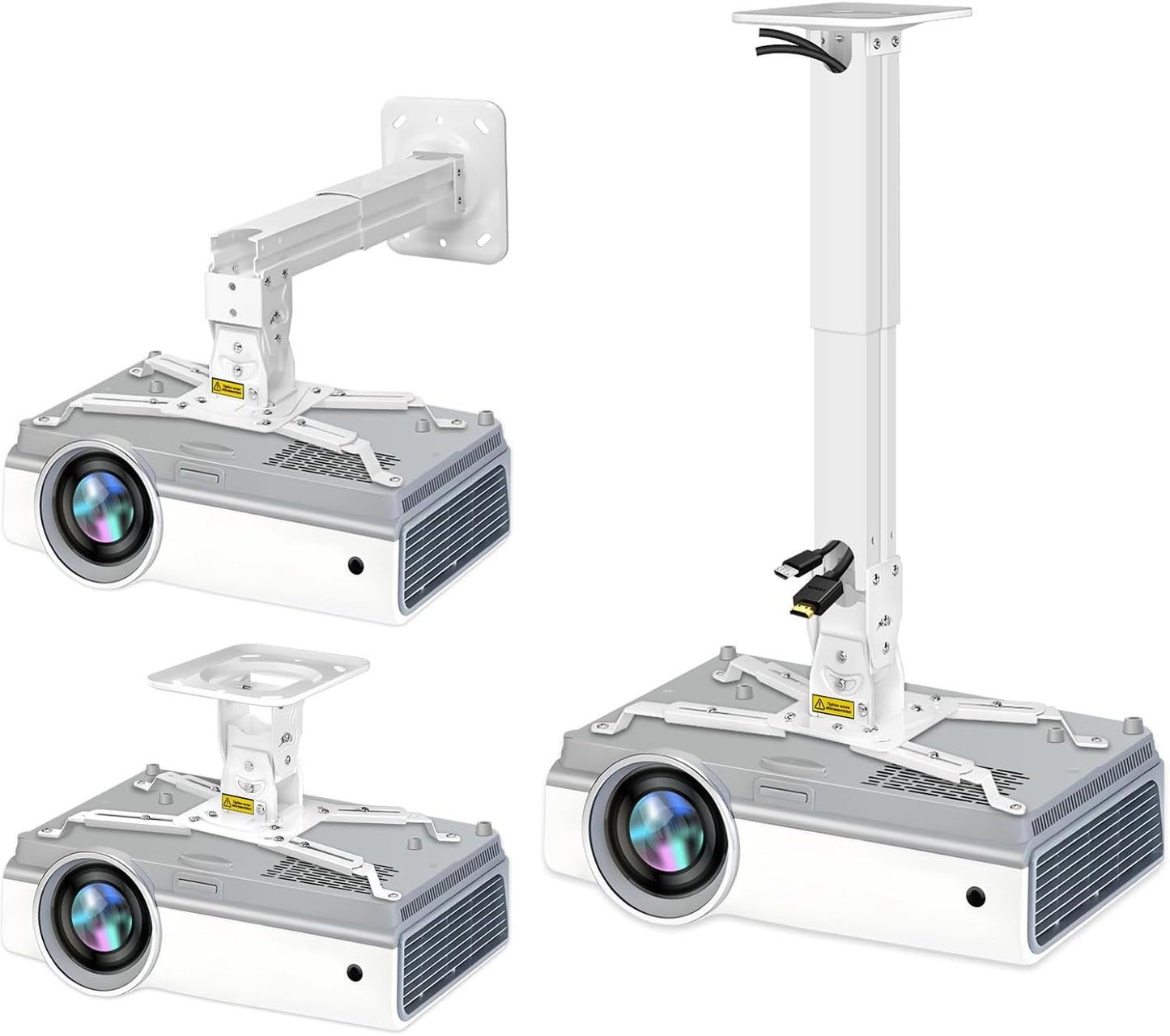 2-Be-Best Heavy Duty Projector Mount for Safe Ceiling Use