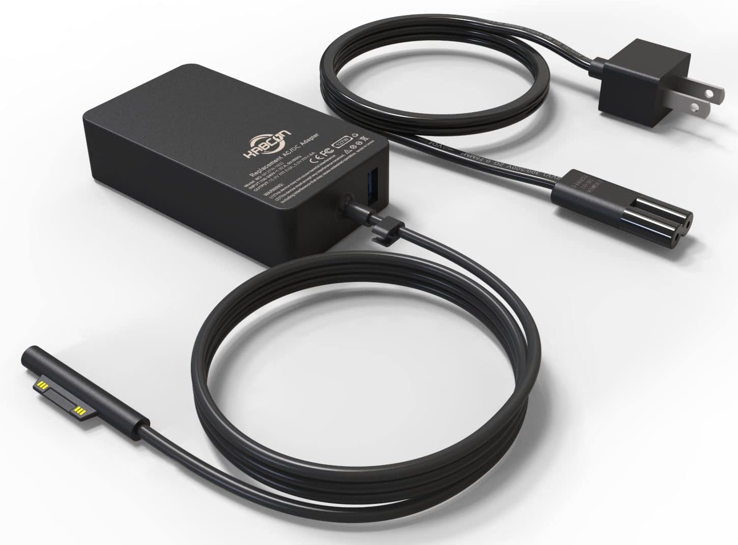 127W Charger for Microsoft Surface Devices with USB Port