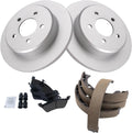 Rear Brake Pad & Rotor Kit for 2001-07 Town & Country - Semi-Metallic