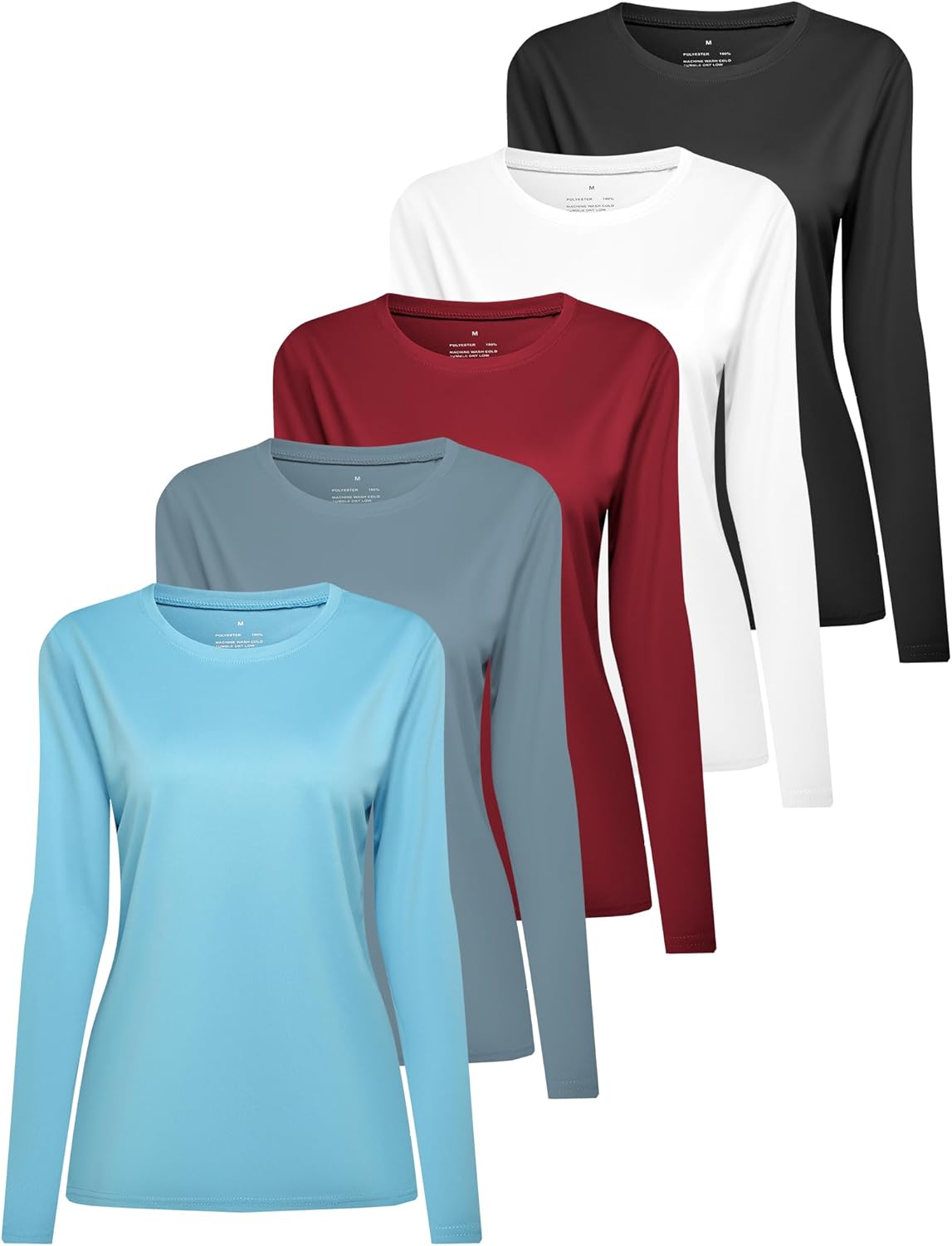 5 Pack Women's UV Protection Outdoor Shirts