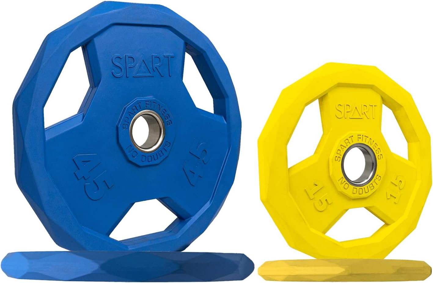 SPART Color Coded Weight Plates for Olympic Barbell Training