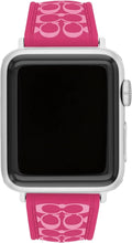 Coach Apple Watch Strap Compatible with 38mm 40mm 41mm - Two-Tone Pink