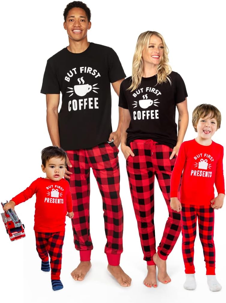 Tipsy Elves Matching Christmas PJs for Couples - Soft & Fun