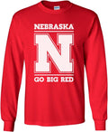 CornBorn Nebraska Huskers Apparel Long Sleeve T-Shirts - Game Day Fan