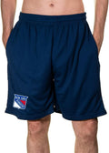 Calhoun Team Logo Air Mesh Shorts for NHL Fans' Comfort