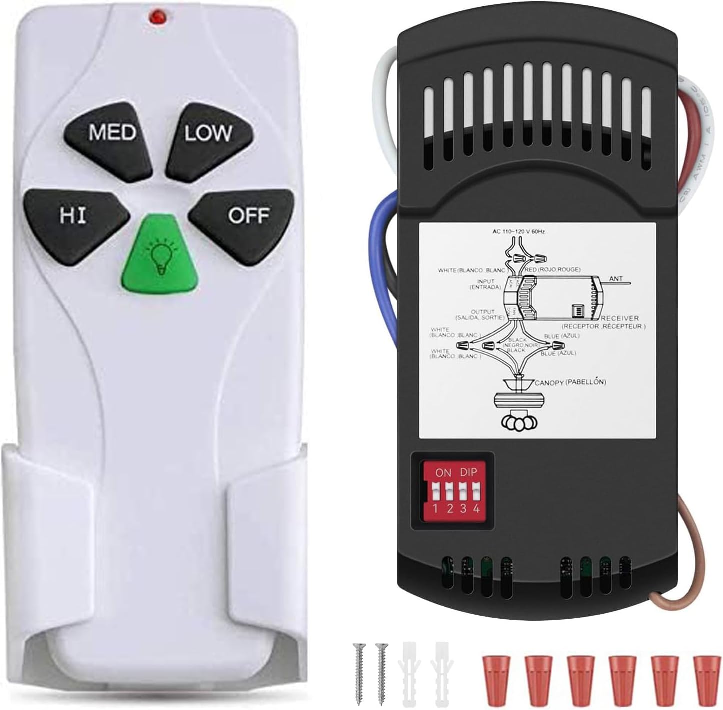 Control Multiple Fans with Ease - Universal Remote Kit