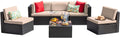 Devoko Patio Furniture Sets 6 Pieces Outdoor Sectional Sofa