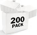 Large Paper Gift Bags 200 Pack 16x6x12 in - Bulk Kraft White Bags