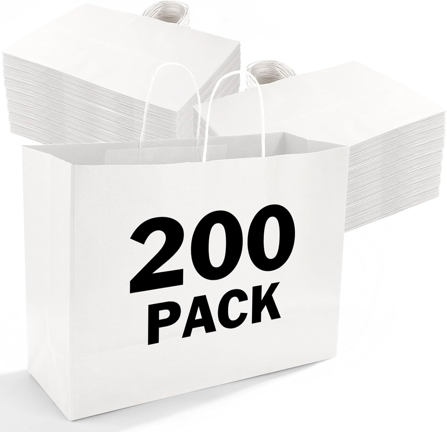 XPCARE 200Pack Large Paper Gift Bags for Every Occasion