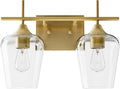 VONLUCE Bathroom Vanity Light 2-Light Wall Sconce - Modern Gold