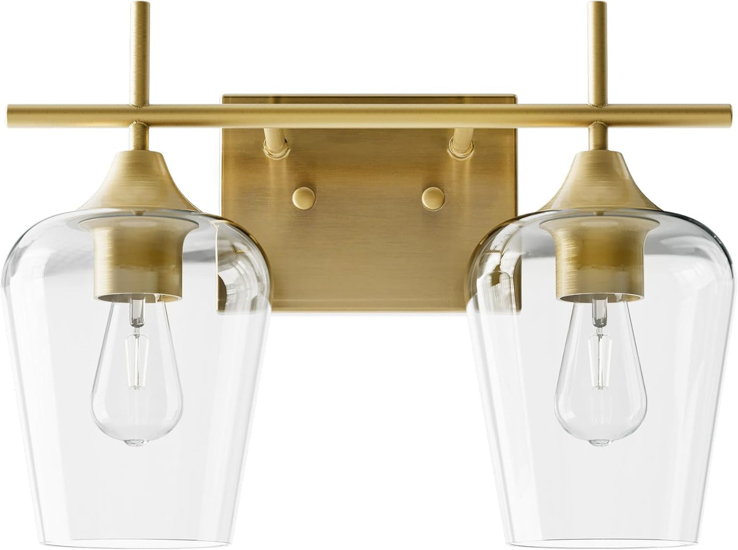 VONLUCE Bathroom Vanity Light Fixture with Modern Gold Finish