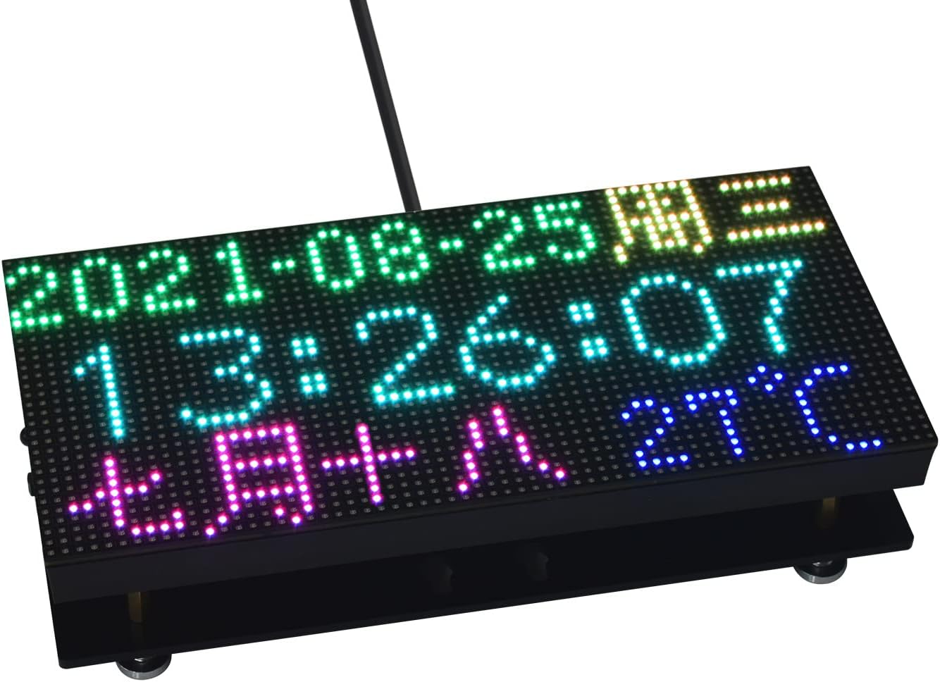 LED Matrix Panel 64x32 for Arduino Raspberry Pi ESP32 Projects