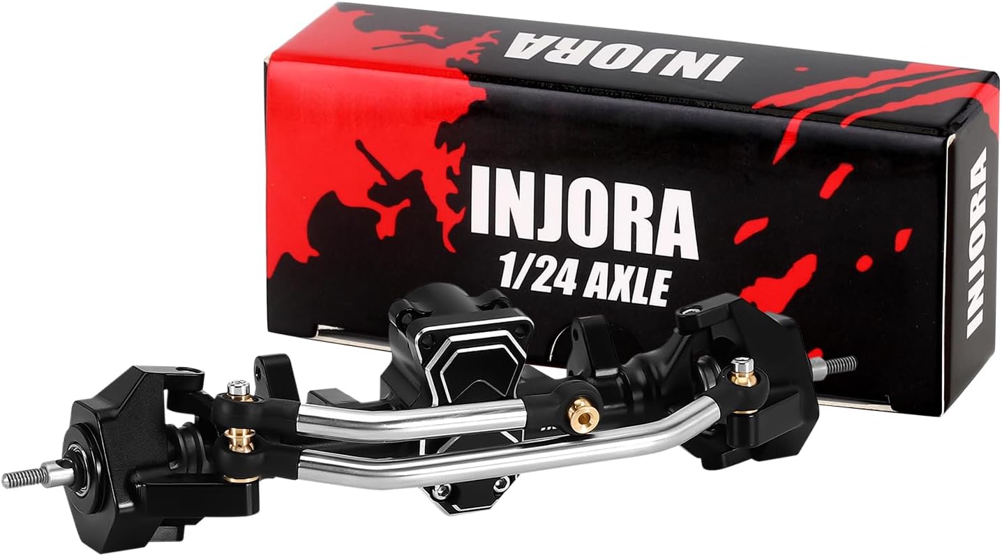 INJORA 40g ProSteer Double Joint Front Axle for SCX24 Upgrade