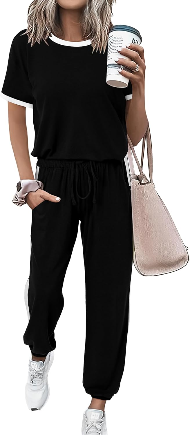 MASCOMODA Womens 2 Piece Outfits for Summer Travel and Lounge