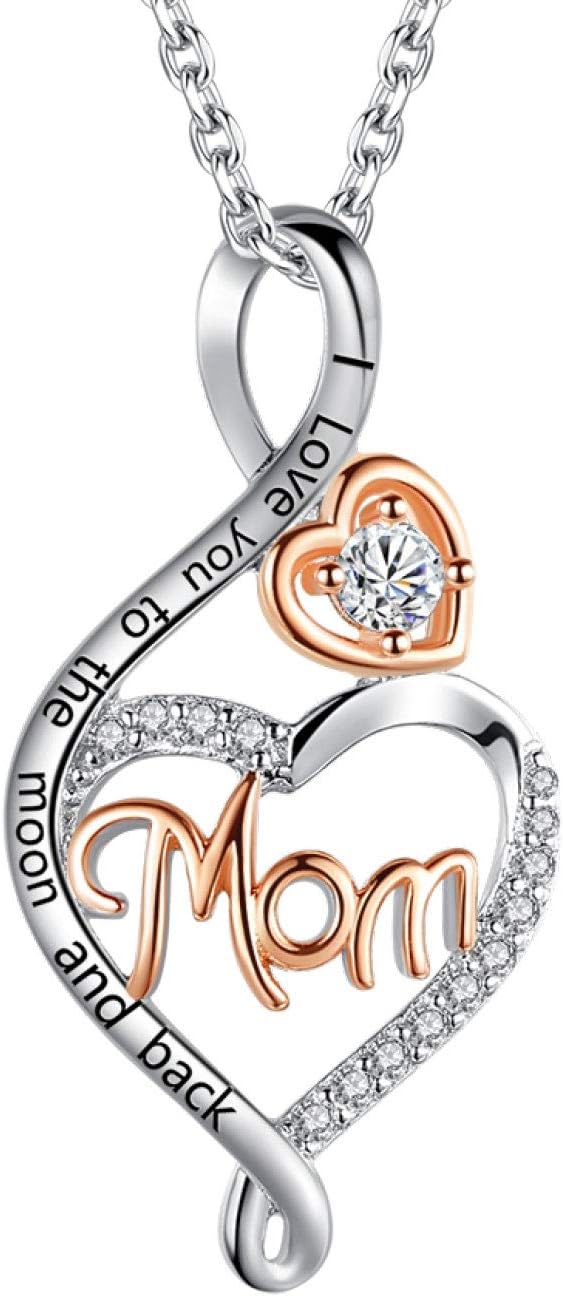 BFF&UNICORN Sterling Silver Mom Necklace for Special Occasions