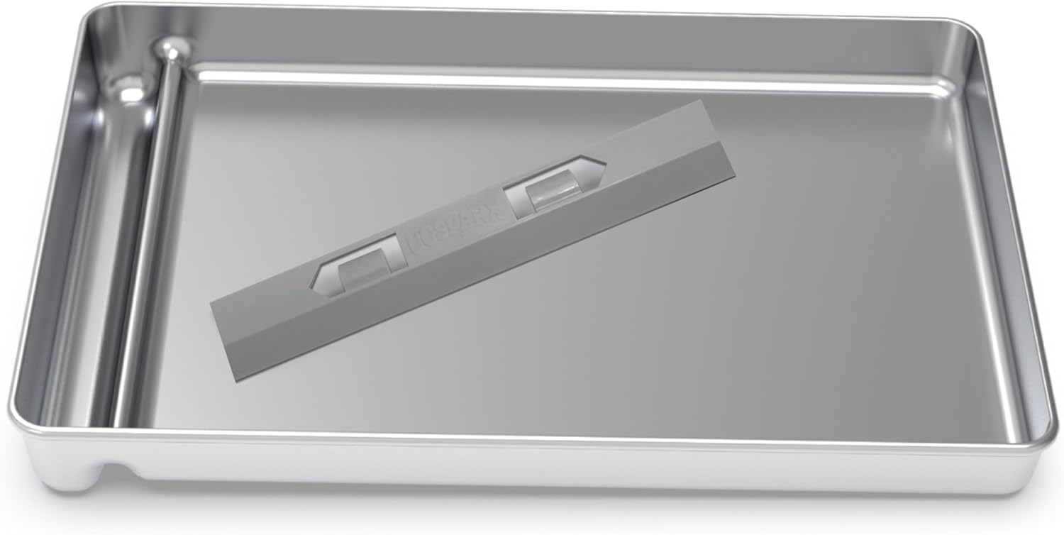 Upgraded Stainless Steel Reusable Litter Tray for Cat Litter Boxes
