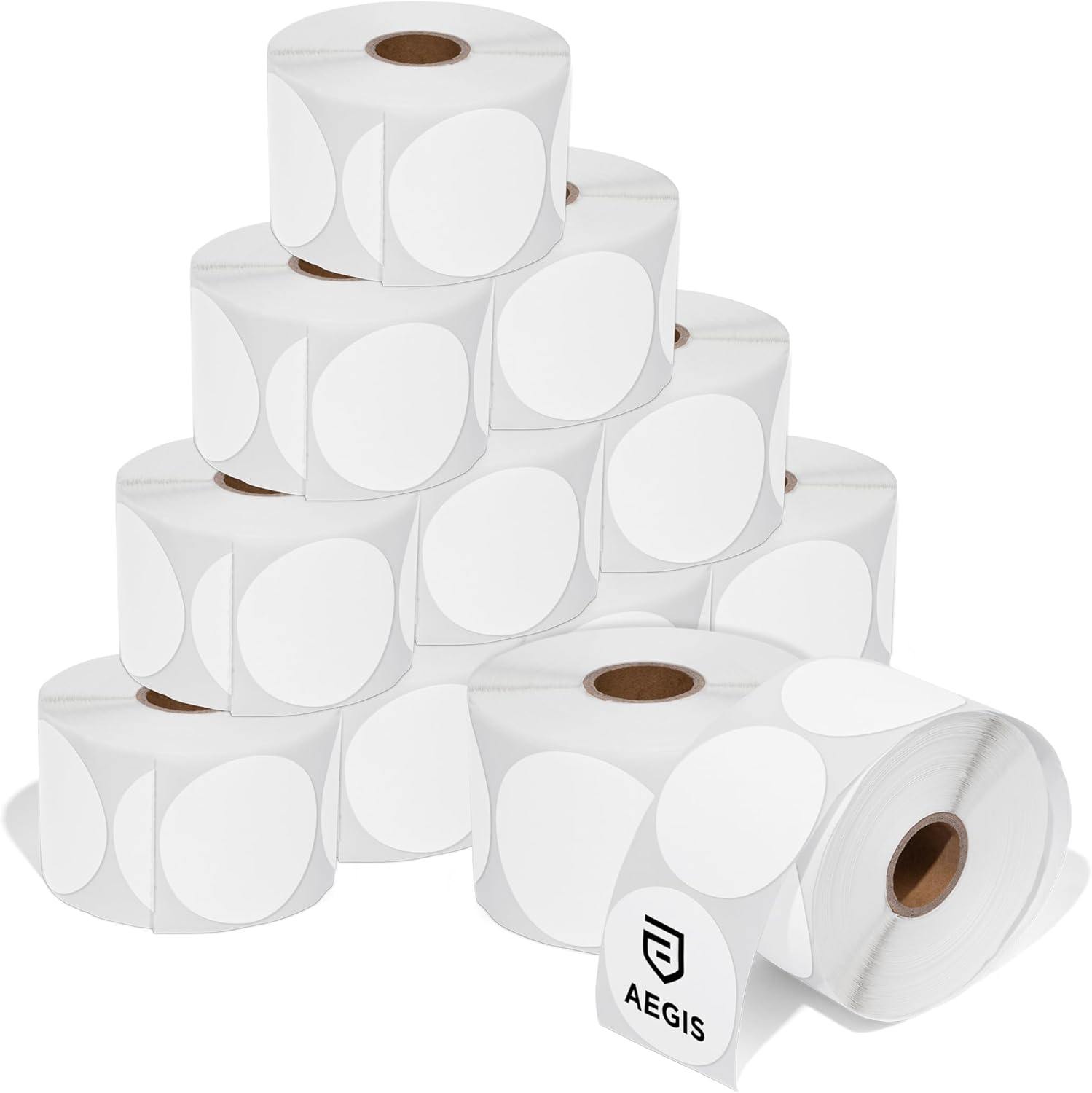 2-Inch Circle Stickers for Rollo, Zebra, MUNBYN Printers