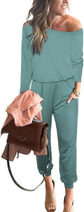 PRETTYGARDEN Off Shoulder Jumpsuit for Women - Versatile Fall