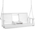 Porch Swing 5 ft Wooden Patio Bench Swing - Heavy Duty Comfort